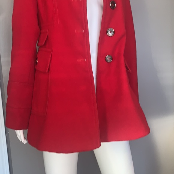 Red Jessica Simpson Peacoat - Picture 7 of 16